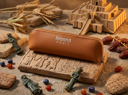 Brown Makeup Bag